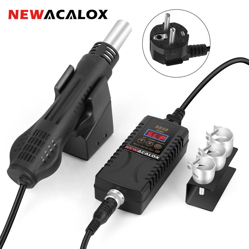 NEWACALOX 600W Digital Display Hot Air Gun Rework Soldering Station ...