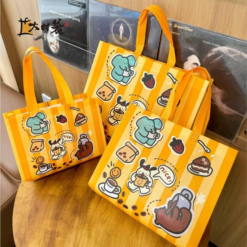 Tas Belanja /  Tote Bag Spunbond/ Goodie Bag Spunbond /Tas Spunbond /Kain Motif Premium Kantong Jumbo Tas Kado Gift A30 3