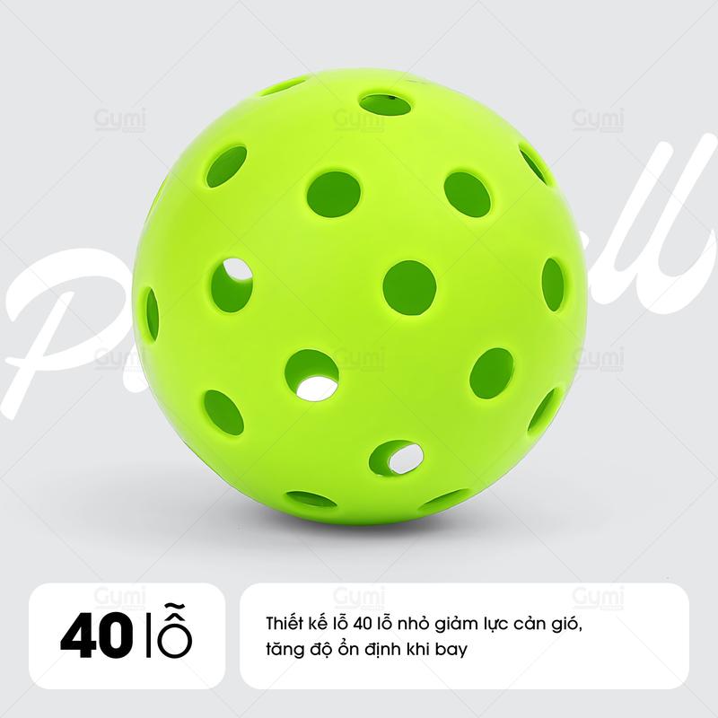 Bóng Pickleball 40 Lỗ Phù Hợp Sử Dụng Tập Luyện Và Thi Đấu Ngoài Trời Nhiều Màu Sắc 5