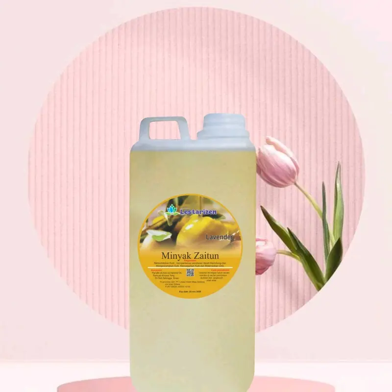 Minyak Aromaterapi Khusus Pijat Lavender Lemon Zaitun Lestarizen 1 Liter - Tetes, Melati, Perawatan 1