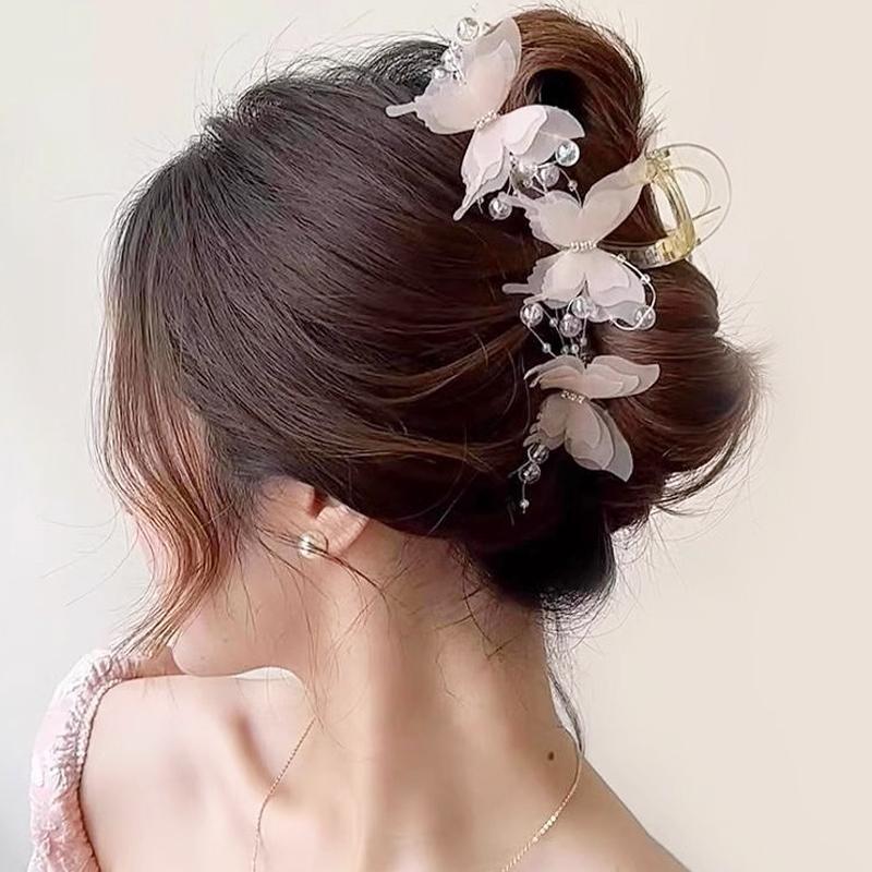 Jepit Rambut Ikatan bentuk rama-rama, Cantik, Mewah, Bergaya - TikTok ...