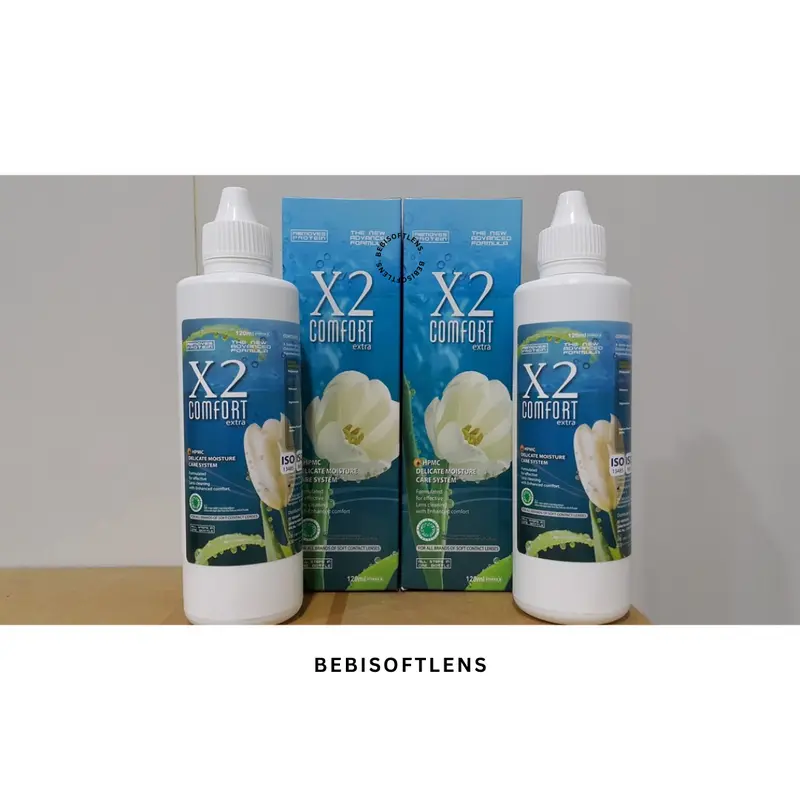 CAIRAN PEMBERSIH SOFTLENS X2 120ML / CAIRAN Lensa / Lens Tetes Eye / BB Soflen 0