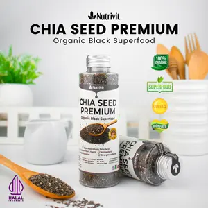 Nutrivit - Chiaseed Premium Organik - Chia Seed Original 100gr