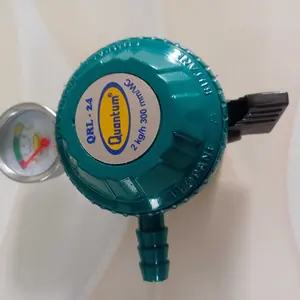 Regulator Quantum QRL-24 dengan Meter Indicator, Tekanan Rendah, Anti Bocor