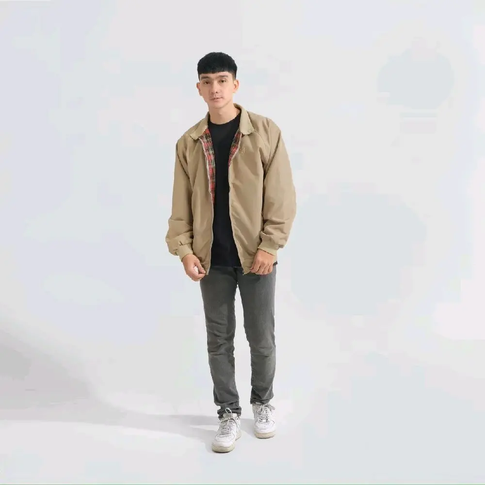 Mcvois Jacket Harrington Cream