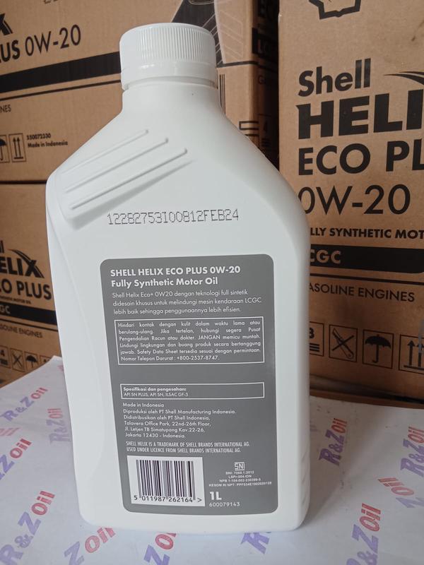 OLI SHELL HELIX ECO PLUS SAE 0W-20 1 LITER 2