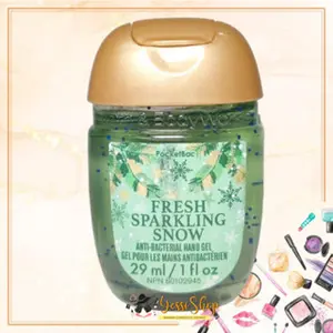 BBW FRESH SPARKLING SNOW Anti Bacterial Hand Gel / Hand Sanitizer 29ml (ORIGINAL COUNTER + BPOM RESMI)