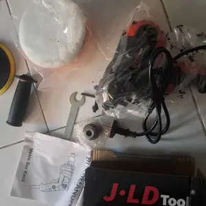 JLD Mesin poles J3310 Bisa bor Berisi 10mm Chuck 440W Polisher Machine  5Inch Mesin Polisher Mesin poles mobil Alat poles mobil