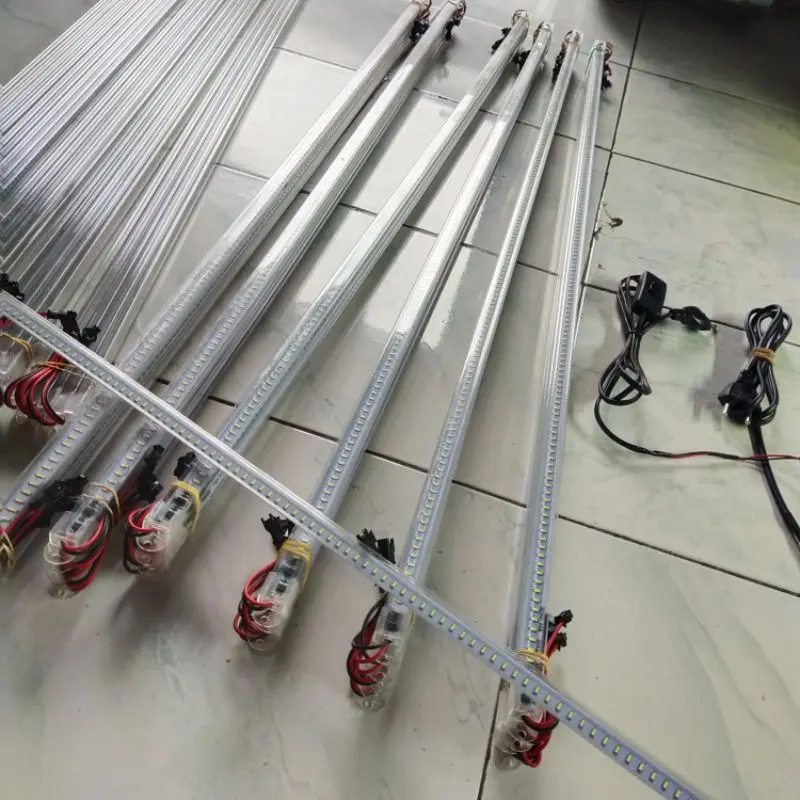 Lampu Hard Strip 100 Cm Atau 1 Meter Aquarium Dan Etalase Lampu Saja 220V Murah 14 Watt