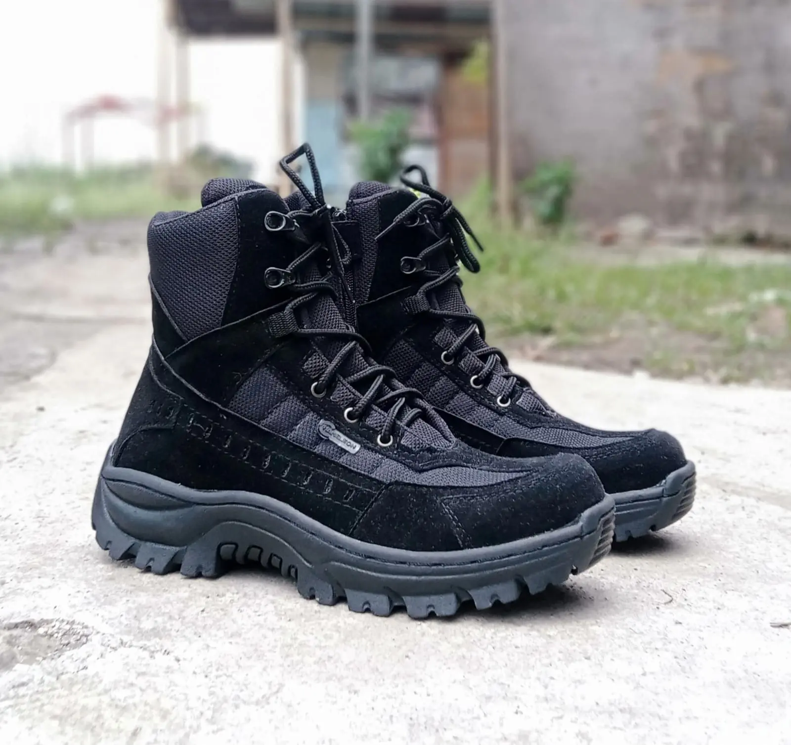 SEPATU SAFETY BOOTS TACTICAL UJUNG BESI TERBARU shoes