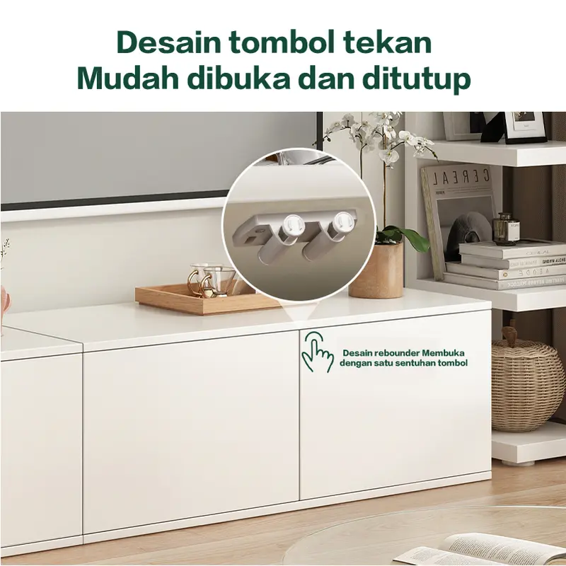 E-TIFE Furniture Meja Tv / meja Tv rak / Kabinet Tv /Rak Ruang Tamu/  Meja Tv Minimalis / lemari lantai/Ruang Tamu Kamar Tidur 3