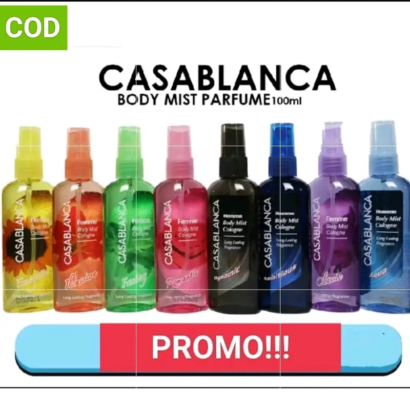 [DAPAT 3 PCS] Casablanca Body mist Spray 100ml| bundling 3x100ml 4