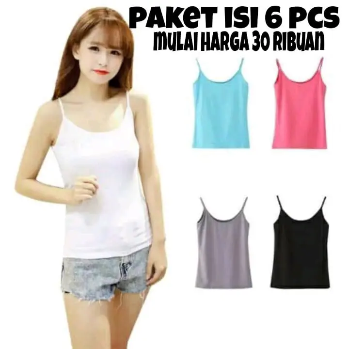 TANKTOP PREMIUM WANITA BODYTYN SINGLET TALI KECIL TANK TOP PEREMPUAN Dewasa Nyaman Panjang Atasan Crop