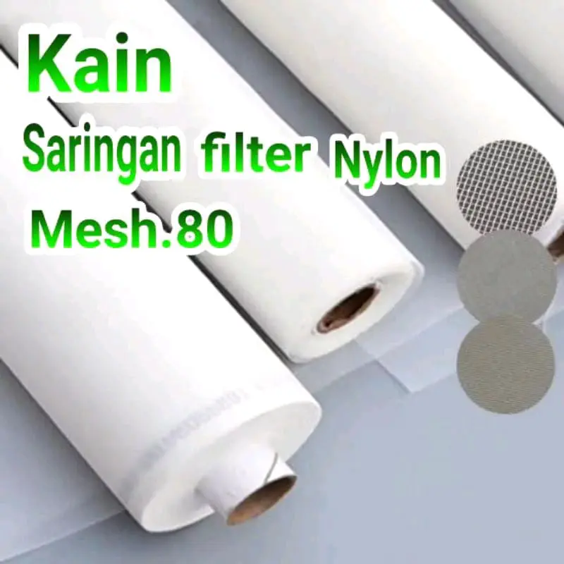 KAIN SARINGAN NILON MESH 80
