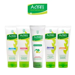Acnes Natural Care Facial Wash Series 50ml & 100ml  Facewash Berjerawat Perawatan Wajah Cleanser Membersihkan Kotoran Cleansing