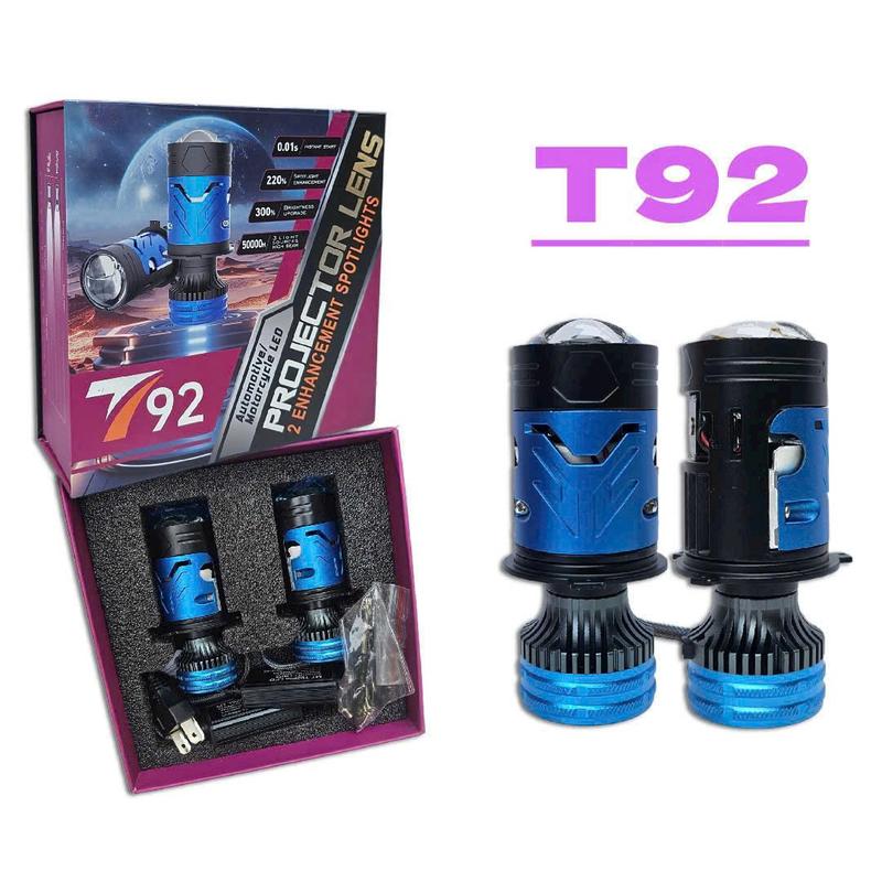 [Hàng MT T92] Đèn pha led T92 MT MẪU 2025 TÂM VÀNG CÔNG SUẤT 90W BẢO HÀNH 12 THÁNG LẮP ĐẶT CHO OTO, XE MÁY
