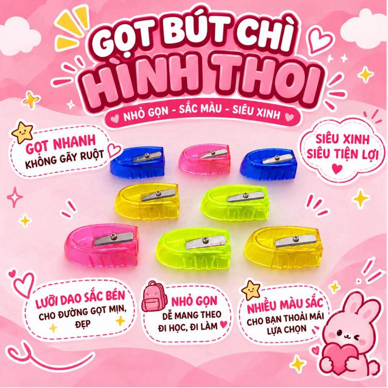 Gọt bút chì G-STAR mini nhiều màu tiện lợi
