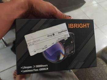 Product Review of IBRIGHT ZE 70 - Projector Biled 2.5inc Blue Lens ibright ze 70 High Low Putih plus kipas pendingin from ✨**𝖔 0