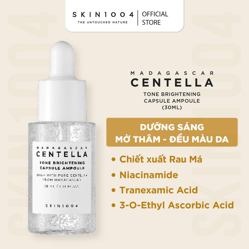 DEAL SỐC-TRAVELSIZE SKIN1004 Tinh chất Dưỡng Ẩm Hỗ Trợ Sáng Da Madagascar Centella Tone Brightening Capsule Ampoule 30ml