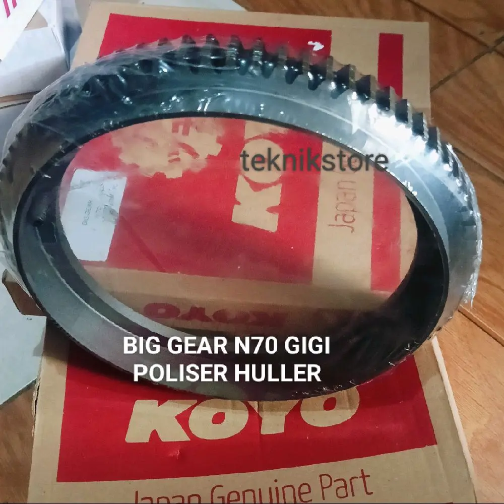 BIG GEAR N70 GIGI POLISER HULLER / GEAR  76T N70 ICHI HULLER PENGGILINGAN PADI / PEMECAH KULIT PADI