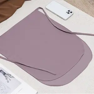Cadar Niqab Tali Ceruty Babydoll 2 Layer Tanpa Jahitan Bahan Jatuh Ringan Ukuran 30x35x45cm Premium