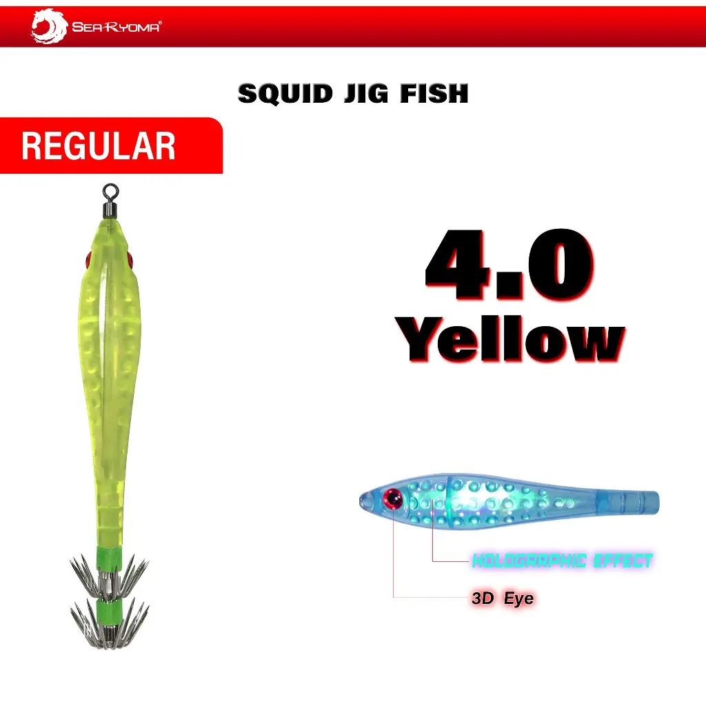 SeaRyoma Reguler Squid Jig (Fish) Umpan Pancing Cumi SeaRyoma