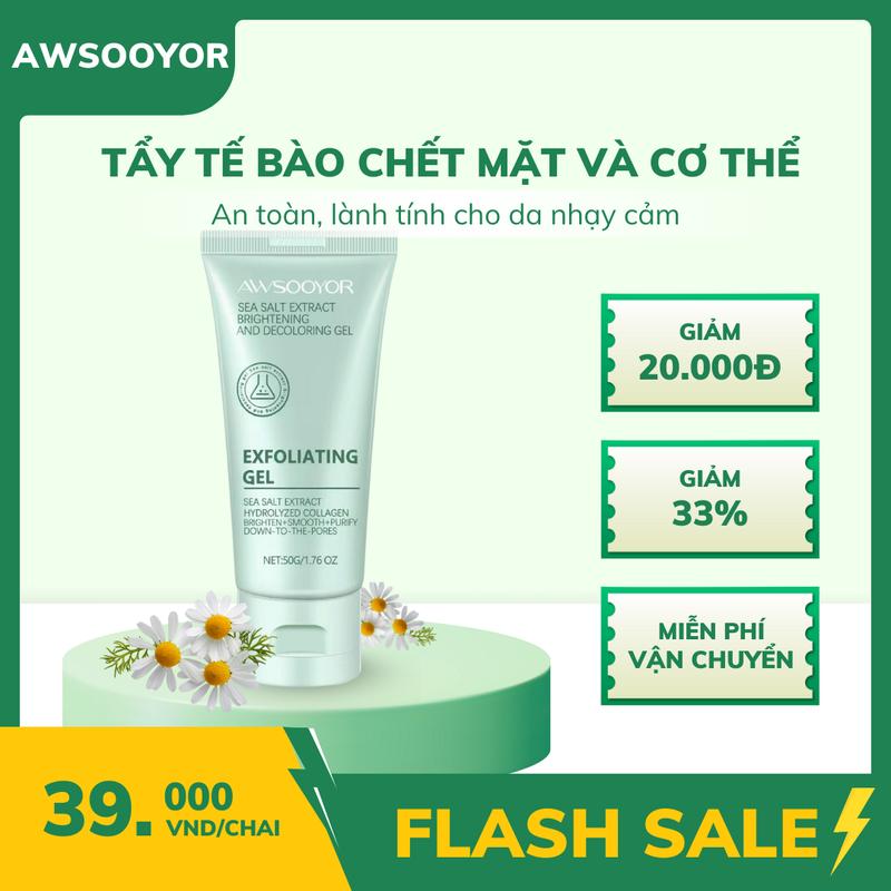 Kem tẩy tế bào chết thảo mộc 50g cho mặt và cơ thể - Làm sạch sâu loại bỏ tế bào chết giữ ẩm da khỏe mạnh tai te bao chet da mat