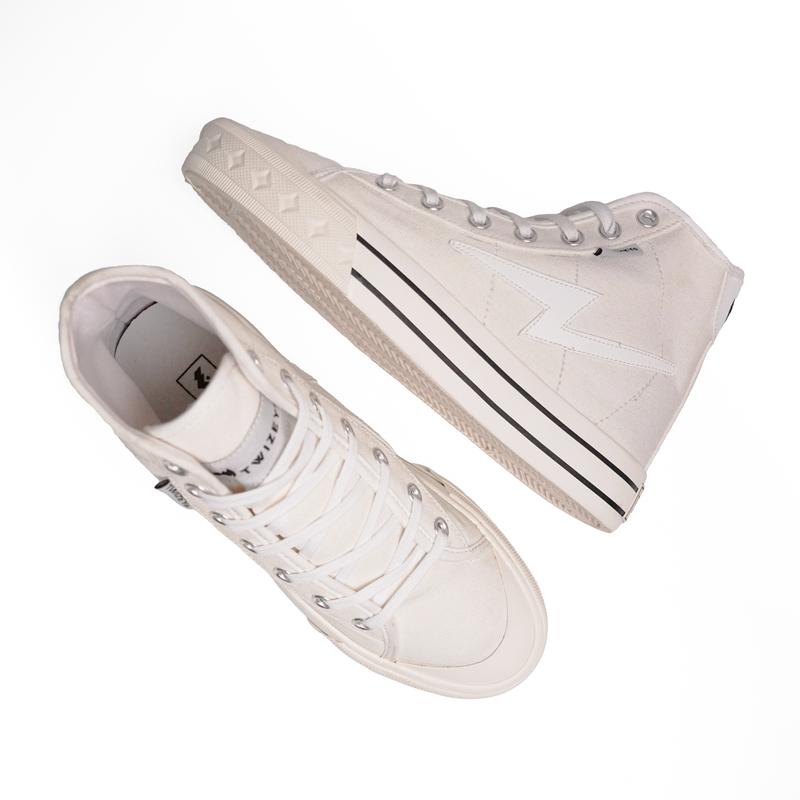 Sepatu Twizey ambigu white Hi sepatu brand lokal keren pria wanita Casual  original Canvas Karet Sneakers Kasual Shoes Putih Hitam Black Kerja 0