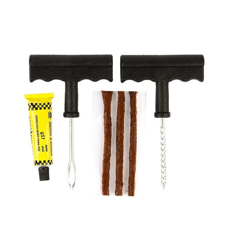 Car Tubeless Tire Repair Tools Small Tire Repair Tools 1Set for Cars Complete Kit Tools Auto Mechanic Workshop Tools 7
