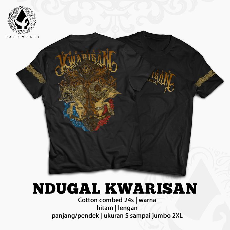 Paramesti Tshirts Kaos Jawa Ndugal Kwarisan Budaya Wayang Pria Pramesti Distro Cewek Cowok Manual Plastisol Cotton Combed 24s Terbaru Jumbo Estetik Kekinian Unik Viral Keren Bergaransi XXL Autentik Kata kata Filosofi Pitutur Otentik Original Terlaris 5