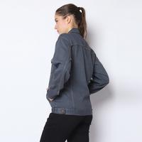 Gambar Jaket Katun Denim Wanita Kerah Basic Kantong Tempel Casual Fit Abu Tua 292403 Kancing Blazer - Abu-abu, S dari 2nd RED ID Kab. Bandung Barat 4 Tokopedia