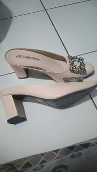 Product Review of HMF Yuiko High Heels Mules Wanita 7 cm AR08 from N** h**h 1