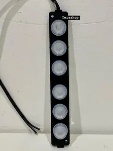 Lampu LED Kolong 6 Mata Kedip Flash Kedap Kedip Blitz DC 12 Volt / 24 Volt Motor Mobil Truk DC 12V 24V