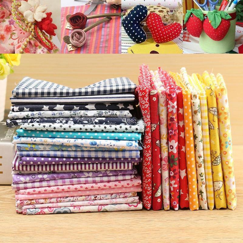 Product Introduction of 50x50cm Cotton Fabric Patchwork Sewing Baby Doll Clothes Handmade DIY Handcrafts 13