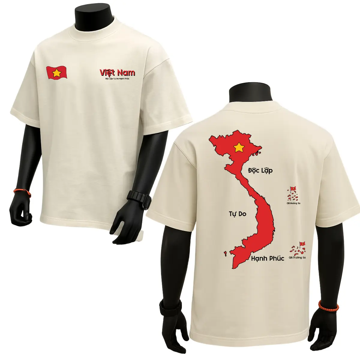 ( DEAL MỞ BÁN ) Áo Thun Nam Nữ Vãi Catton 100 % fom oversize in hình Chữ S đỏ