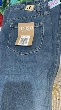 Product Review of JINISO HOTTY GANG - 329 Cutbray Highwaist Celana Jeans Wanita Warna Ocean Blue from M**9 1