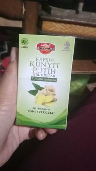 Product Review of Kapsul Ekstrak Kunyit (Kunir) Putih Ath-Thoifah Original BPOM | Herbal Terapi Kanker Tumor Miom Kista Vertigo Dll from a**h 0