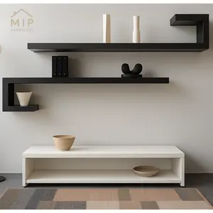 MIP Rak Dinding Ambalan Minimalis Serbaguna Rak Dinding Model C Aesthetic