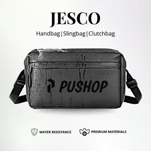 PUSHOP Handbag Pria JESCO - Pouchbag | Slingbag | Hand bag Cowok Exclusive Edition Waterproof Tahan Air Waistbag