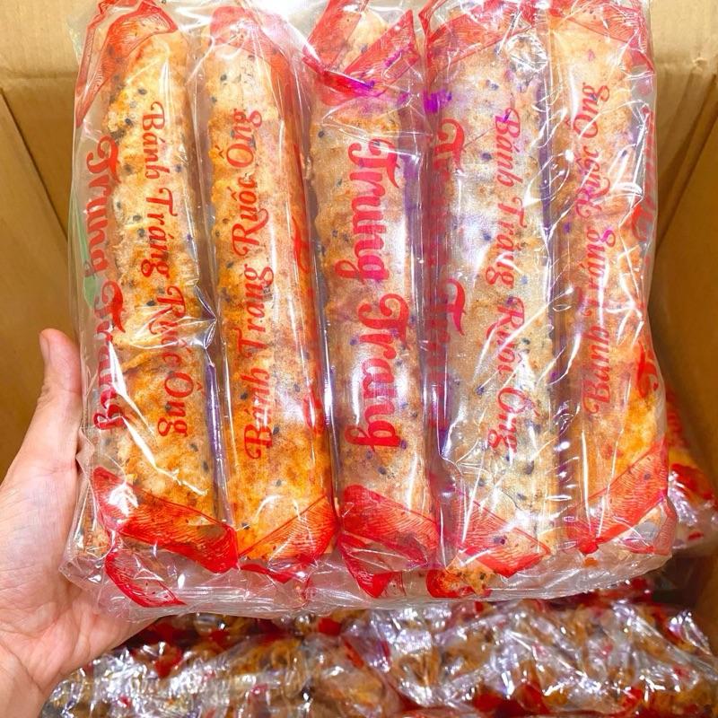 10 cái bánh tráng nướng mắm ruốc cuộn chà bông siêu topping