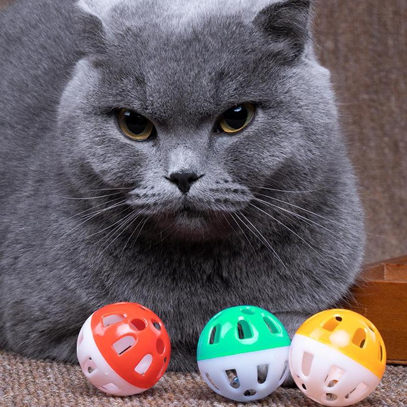 Product Introduction of Pet Toys Kitten Toy Balls Plastic Hollow Bell Balls Pet Ball Toys Pet Supplies 17