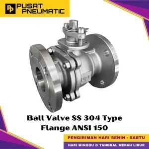 3" Ball Valve Stainless 304 Type Flange ANSI 150 Size 3 Inch