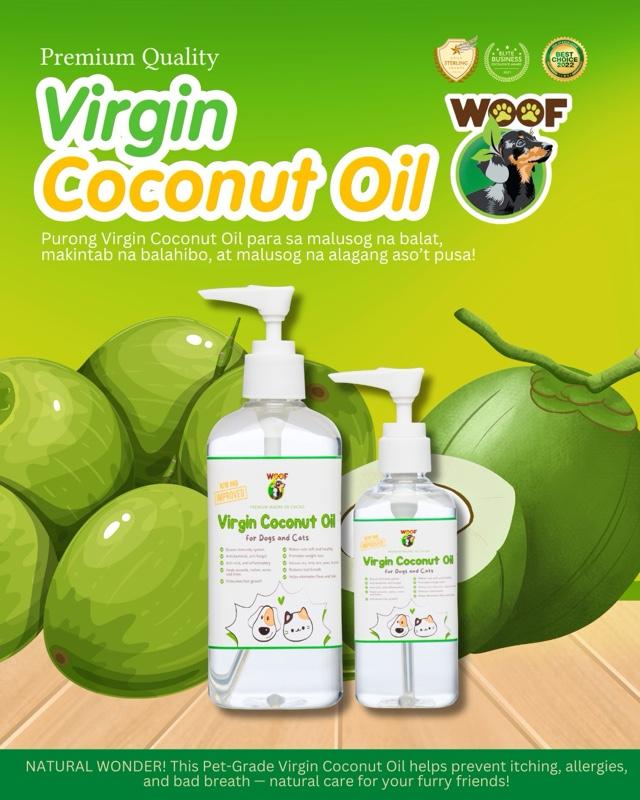 Product Introduction of WOOF VIRGIN COCONUT OIL (VCO) FOR PETS (100ml or 250ml ) 5