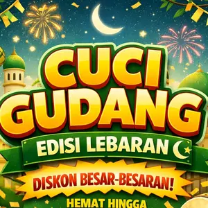 CUCI GUDANG THR  EDISI LEBARAN DI KIRIM RANDOM