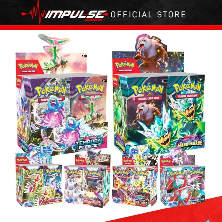 1st edition pokemon booster pack Pokemon Trading Card Game Scarlet & Violet SV06A Expansion Pack Night –  GameShop Malaysia main image 0