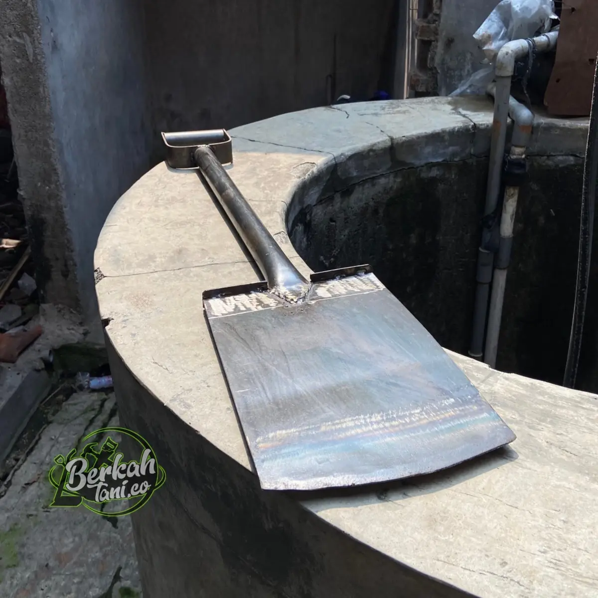 Lempak alat gali tanah manual - linggis dodos tanah ukuran besar - sekop injak tanah bahan baja
