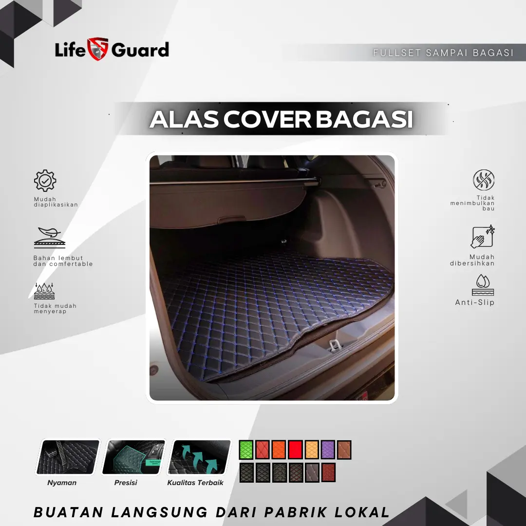 [Lifeguard] Premium Karpet Bagasi / Cover Bagasi Custom Besar (SUV / MPV / Jeep)