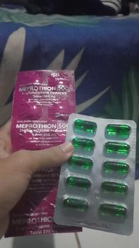 Product Review of Meprothion 500 + Proxidan 400 Suplemen Kulit Cerah Kencang 1 Strip from 💮** 1