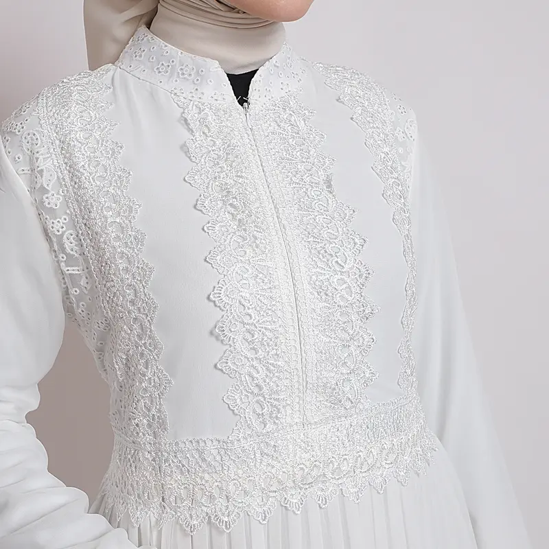 NewStar - Gamis Lebaran 2025 Terbaru Dress Kekinian Baju Hitam Muslim Wanita Murah Premium Model Baru Elegan Abaya Turkey Mewah i40 5