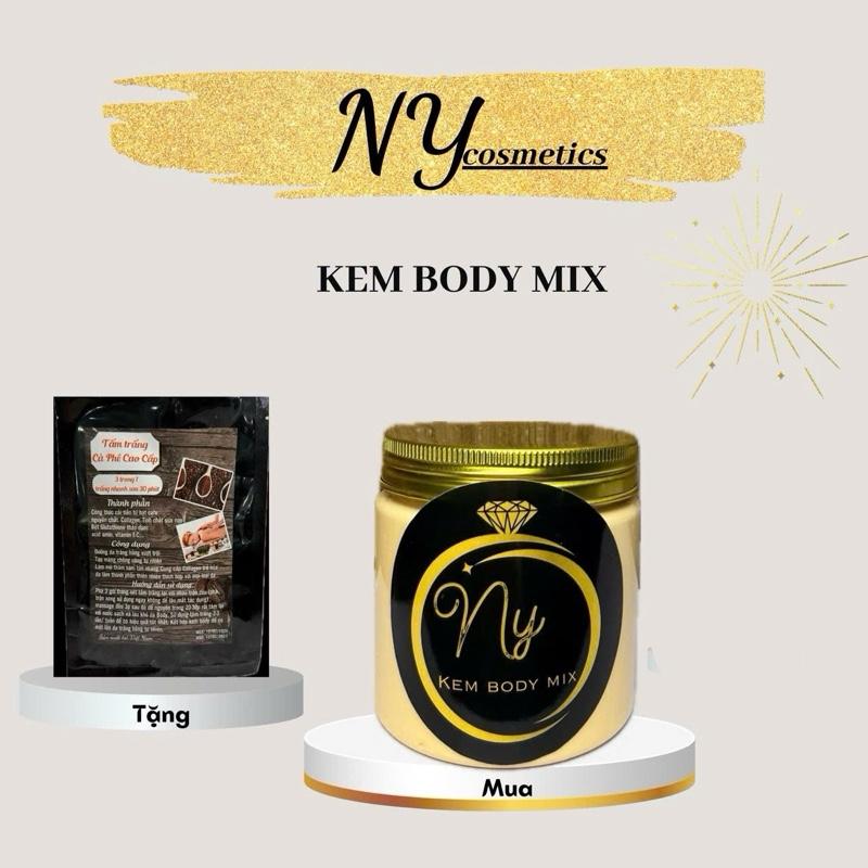 (Mua 1 tặng 1 )mua 1 kem BODY MIX 220g -Tặng 1 tắm trắng cafe dưỡng da body